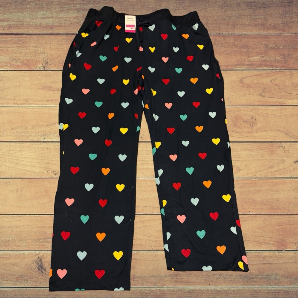 Men’s Valentine’s Day Heart Pajama Pants Polka Dot Rainbow Pastel Cute Holiday